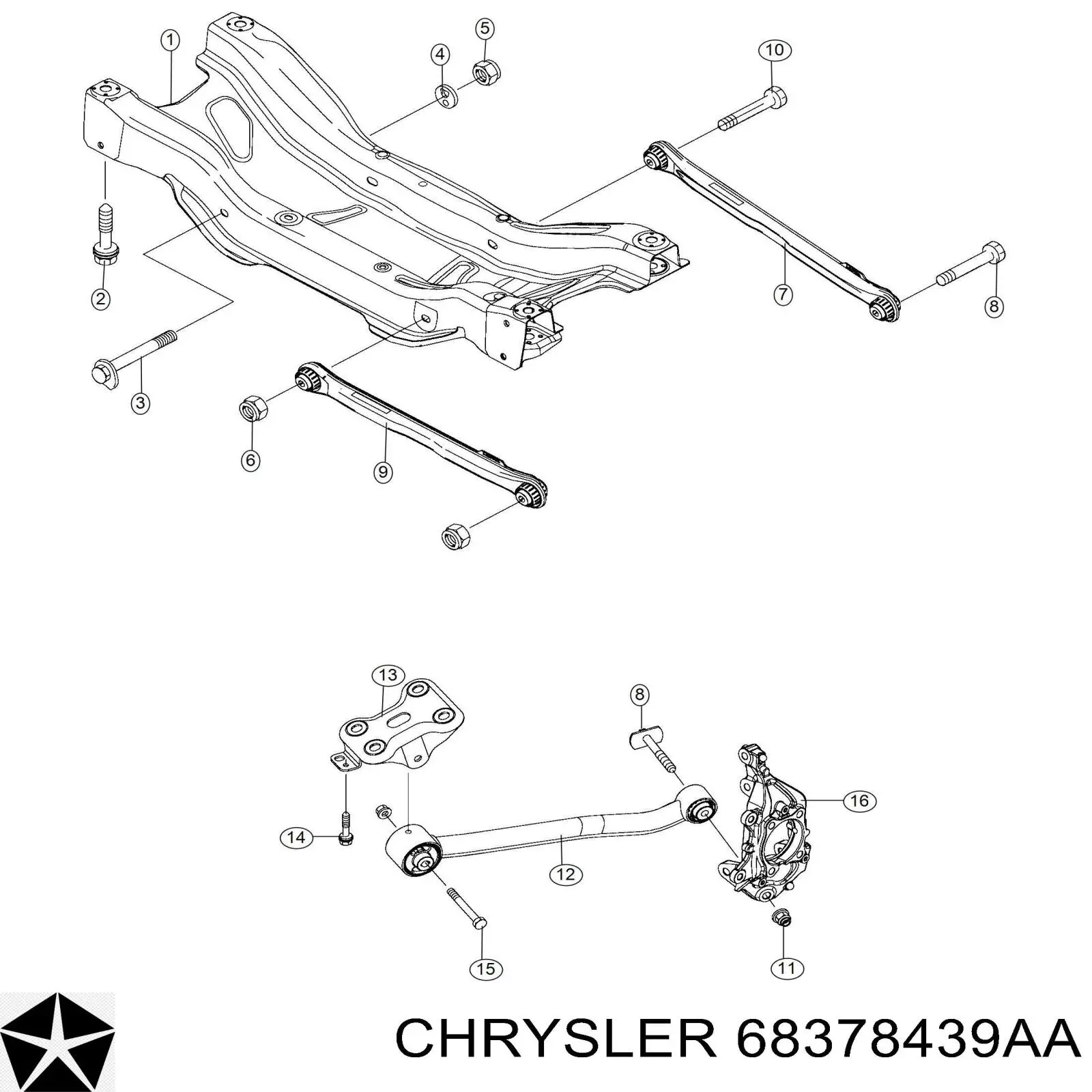 Купити 68378439AA Chrysler 