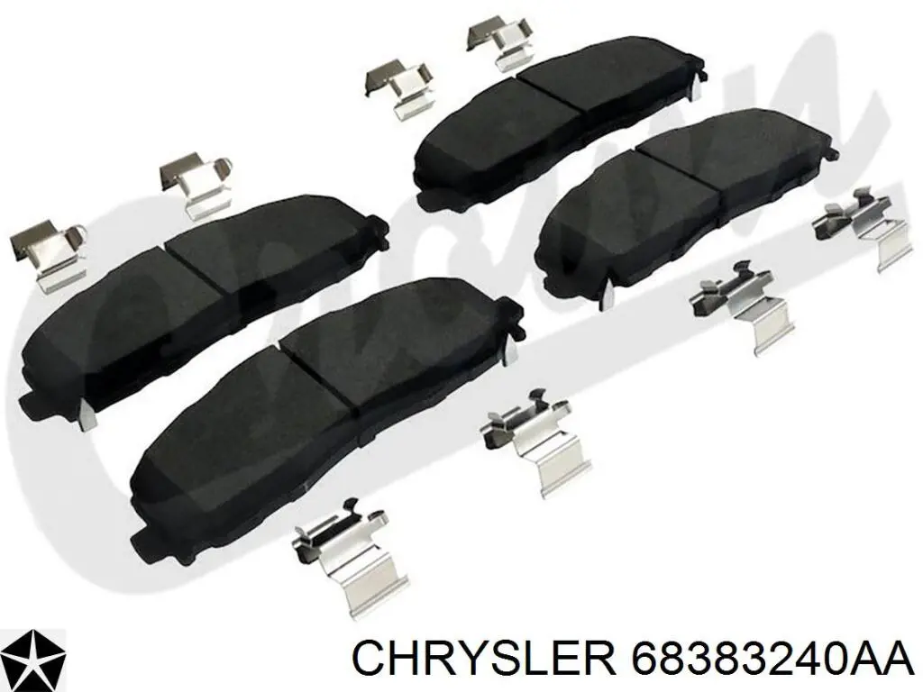 Супорт гальмівний передній правий Chrysler 68383240AA ціна, від 29.30 USD
