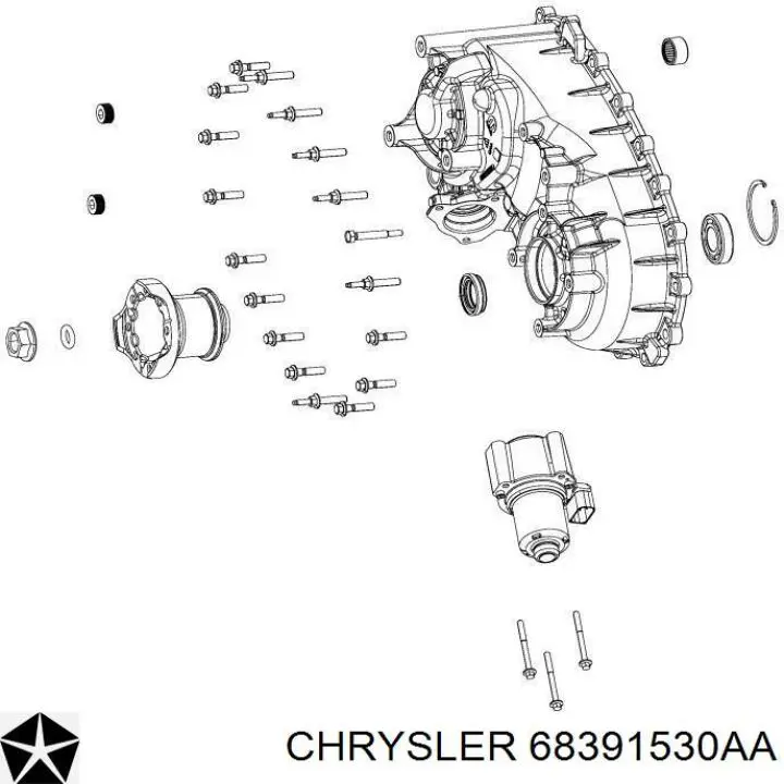 Мотор управління роздавальною коробкою Chrysler 68391530AA ціна, від  USD