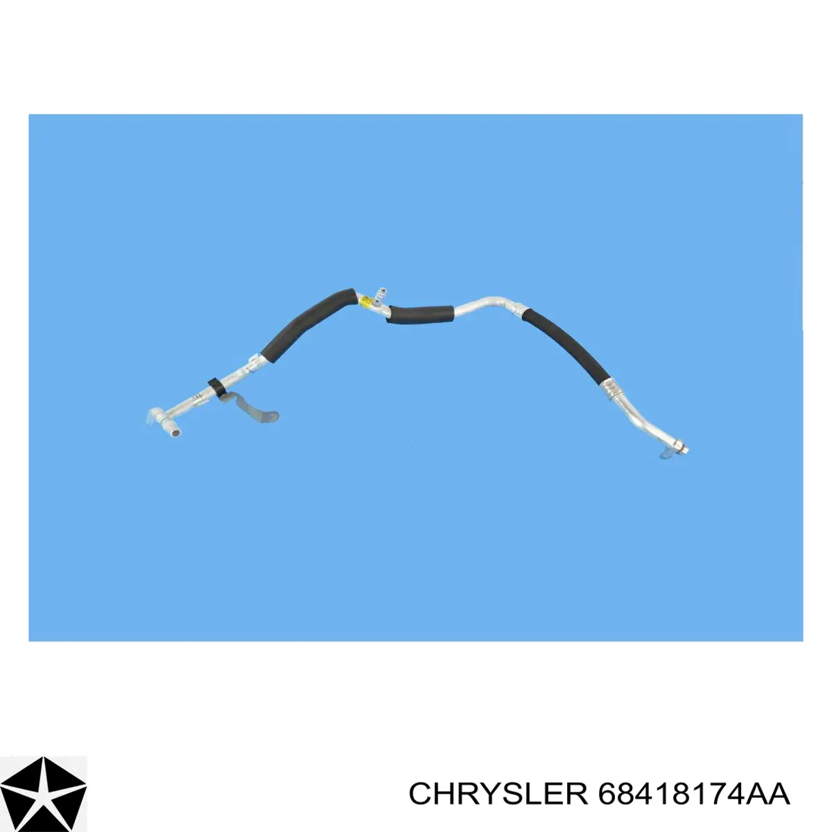 68418174AA Chrysler Шланг кондиціонера, від випарника до компресора