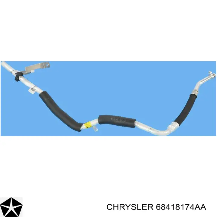 Шланг кондиціонера, від випарника до компресора Chrysler 68418174AA ціна, від 35.47 USD