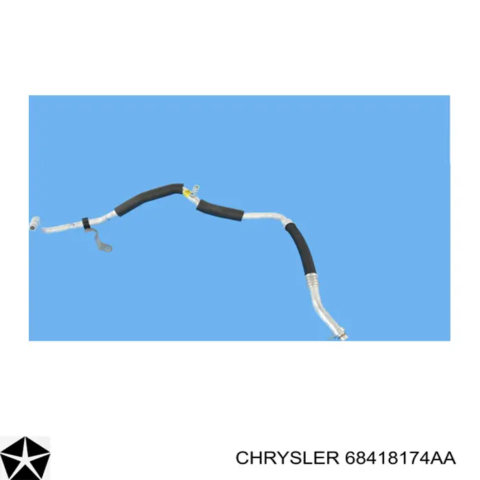 Шланг кондиціонера, від випарника до компресора 68418174AA Chrysler