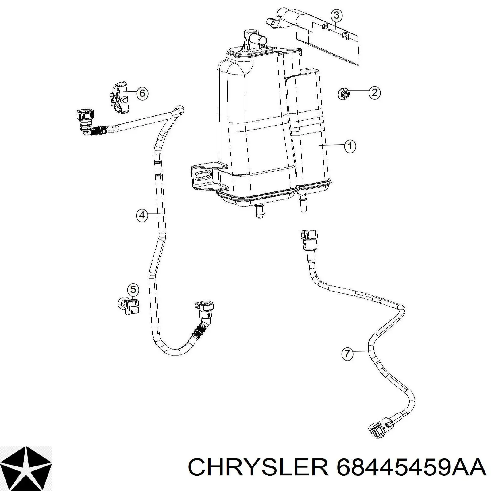 68445459AA Chrysler Абсорбер