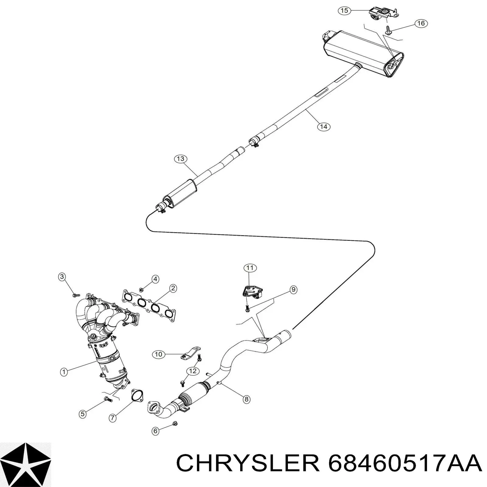 68460517AA Chrysler 