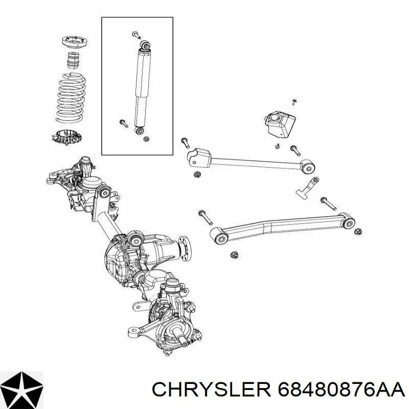 Буфер-відбійник амортизатора переднього Chrysler 68480876AA ціна, від 16.03 USD