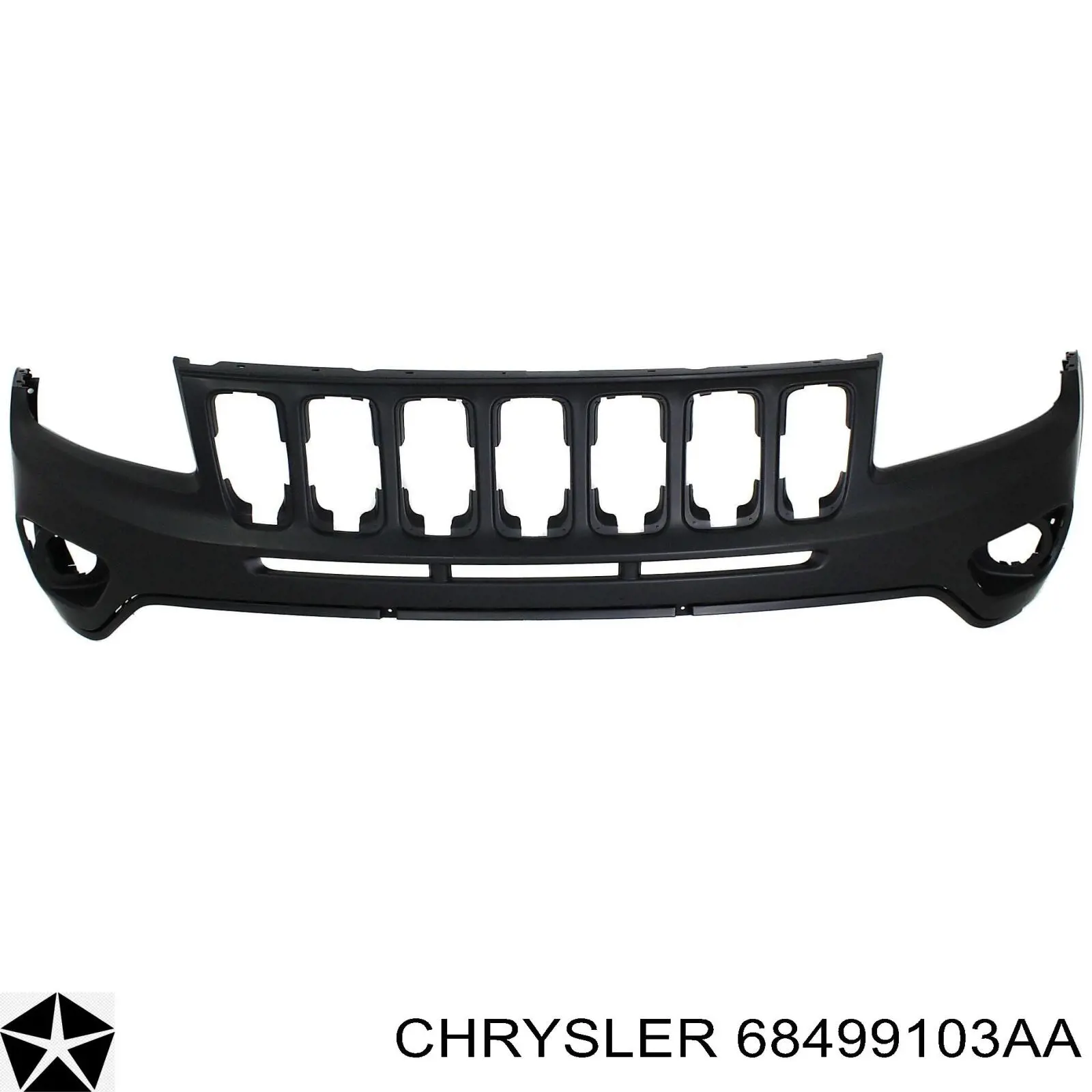 Бампер на авто Chrysler 68499103AA ціна, від 82.80 USD
