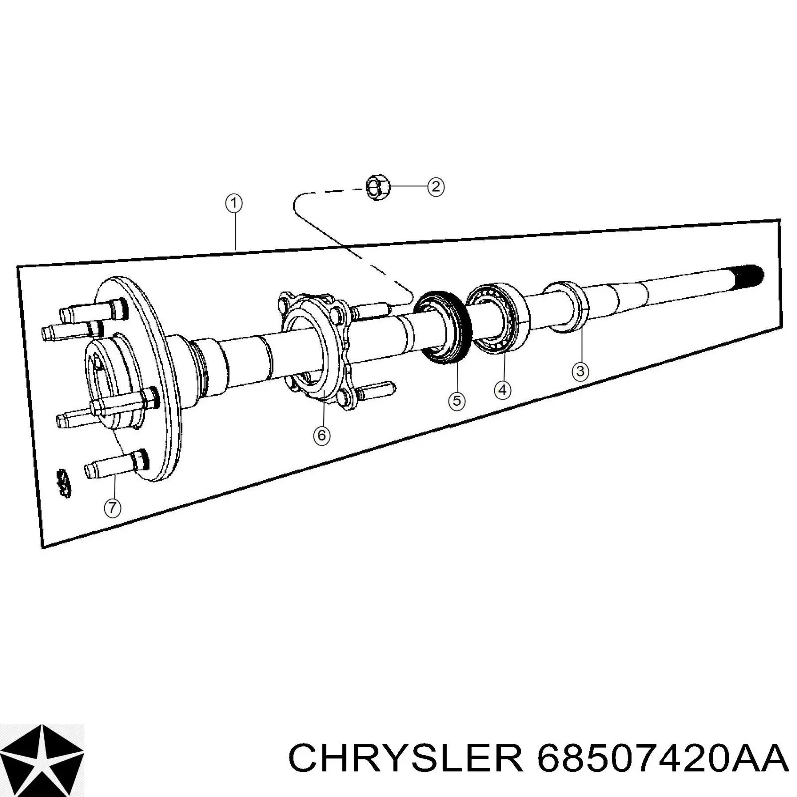 68507420AA Chrysler 
