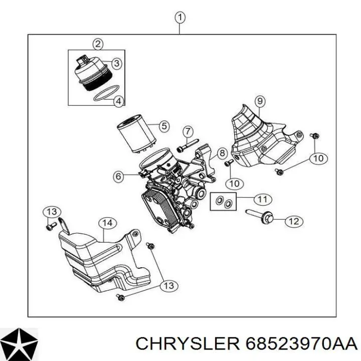 Купити 68523970AA Chrysler 
