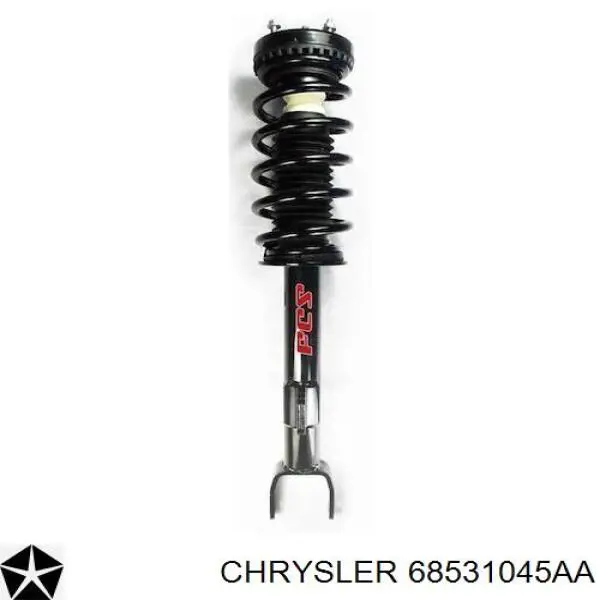 Амортизатор передній, правий Chrysler 5181349AF ціна, від 96.66 USD