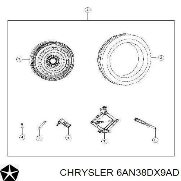 6AN38DX9AD Chrysler 