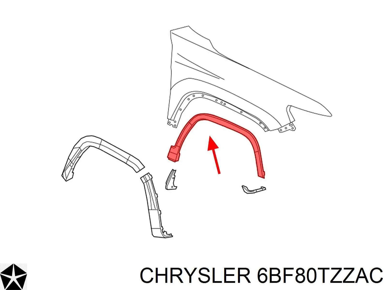 Купити 6BF80TZZAD Chrysler 