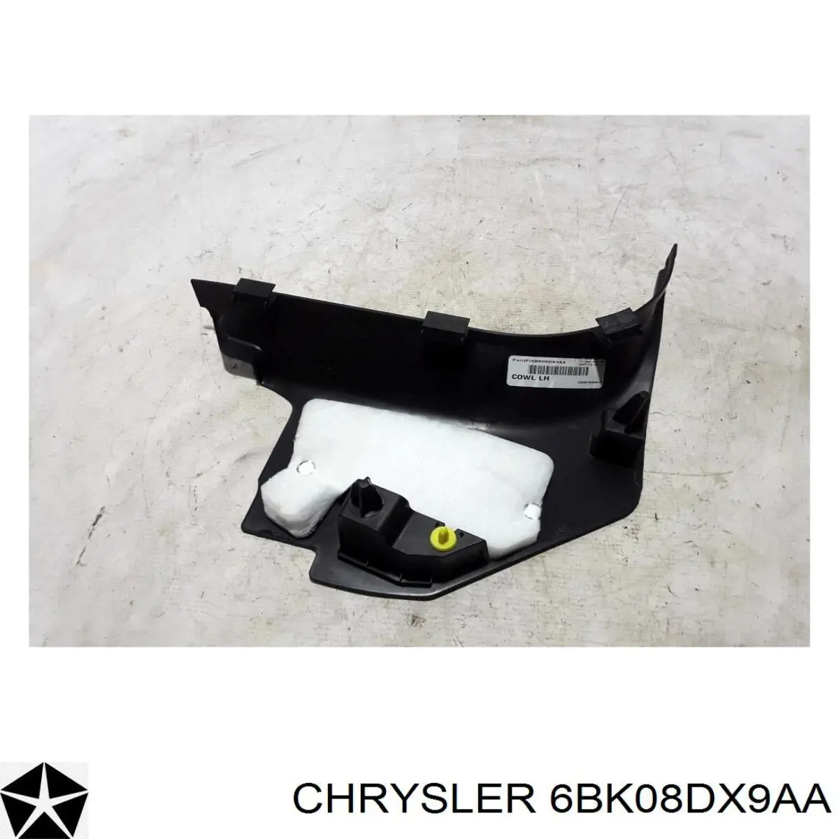Обшивка стійки кузова внутрішня, передня ліва Chrysler 6BK08DX9AA ціна, від 3.80 USD