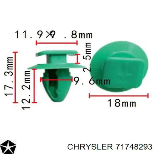 Пістон (кліп) обшивки стійки кузова FA1 33400105 ціна, від 0.48 USD