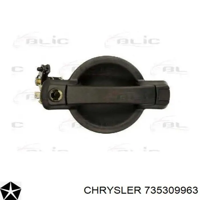 735309964 Fiat/Alfa/Lancia Ручка задніх (навстіж) дверей, ліва зовнішня