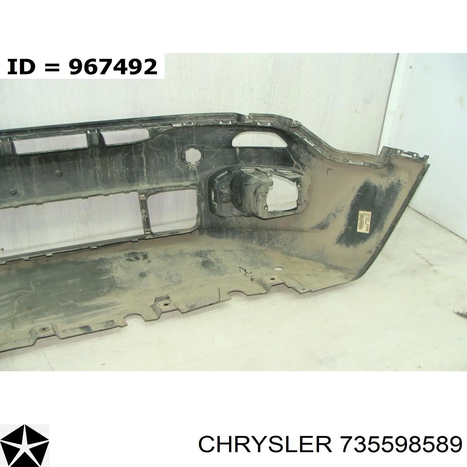 Бампер на авто Chrysler 735598589 ціна, від 78.77 USD