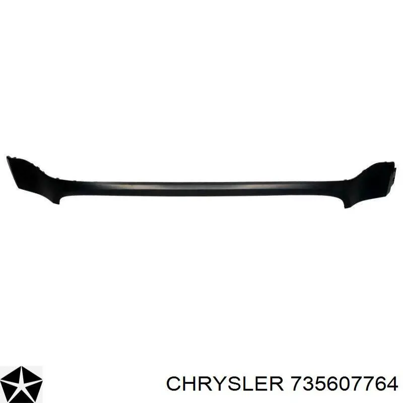 735607764 Chrysler Бампер передній, верхня частина