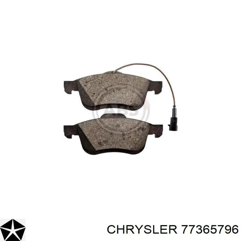 Гальмівні колодки Chrysler 77365796 ціна, від 34.38 USD