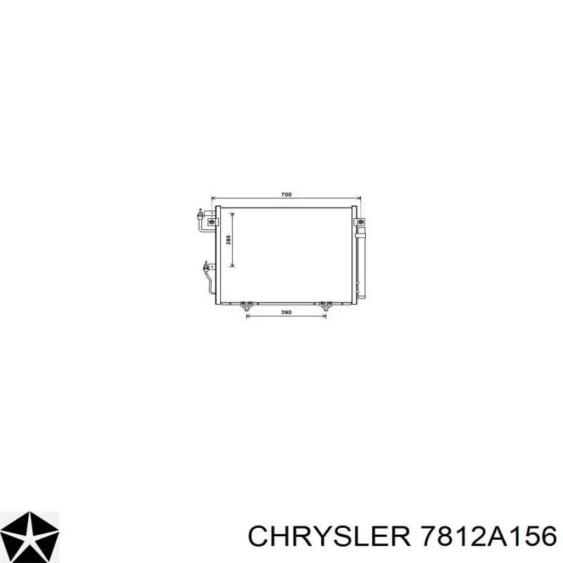 7812A156 Chrysler Конденсатор