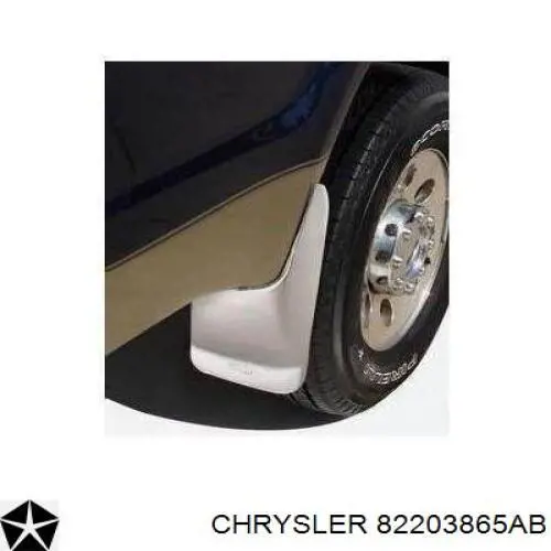 82203865AB Chrysler Комплект передніх бризковиків
