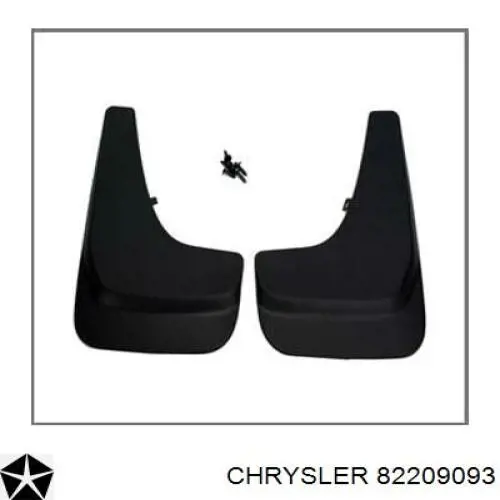 82209093 Chrysler Комплект передніх бризковиків