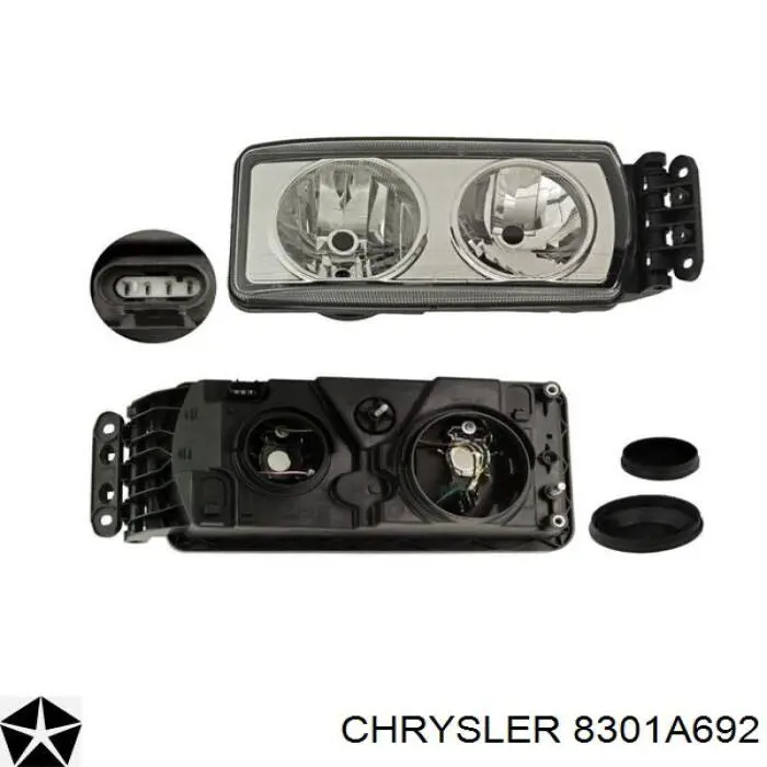 Фара передня права Chrysler 8301A692