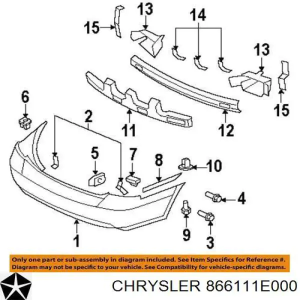 Кожух бампера заднього Hyundai Accent III седан (MC) (2005 - 2012) ціна, від 36.74 USD
