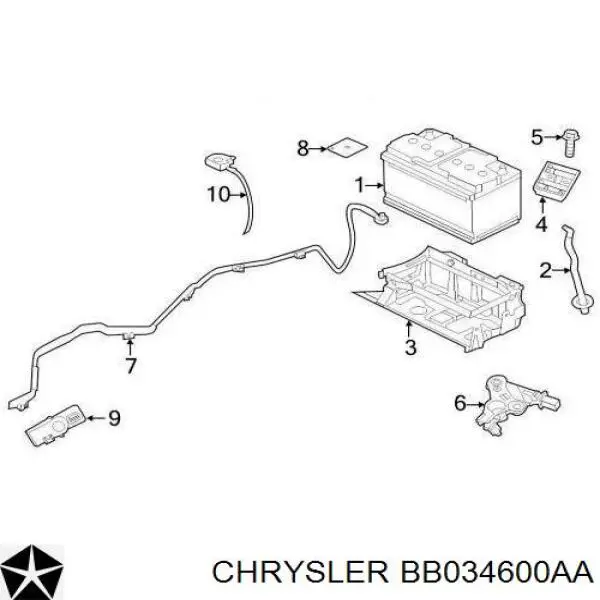 Генератор 4364944 Chrysler