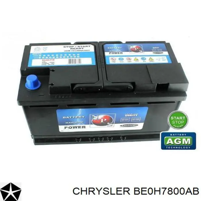 Купити BE0H7800AB Chrysler Автомобільна батарея