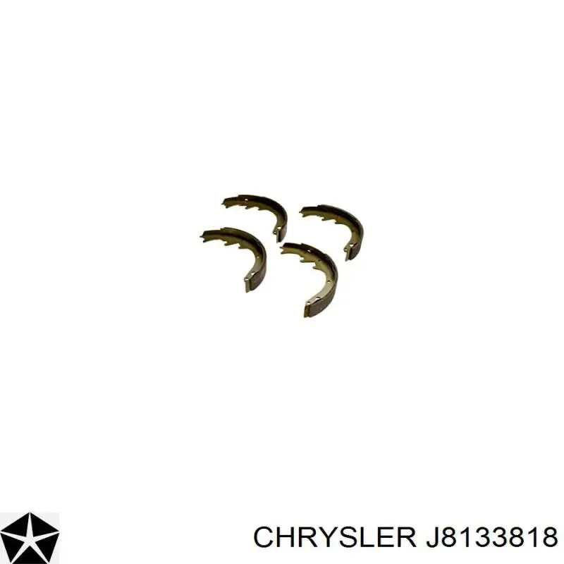 Купити J8133818 Chrysler Колодки гальмові задні, барабанні