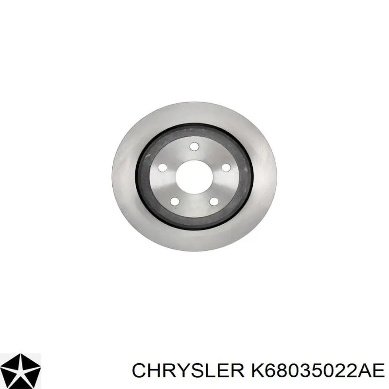 Диск гальмівний задній K68035022AE Chrysler