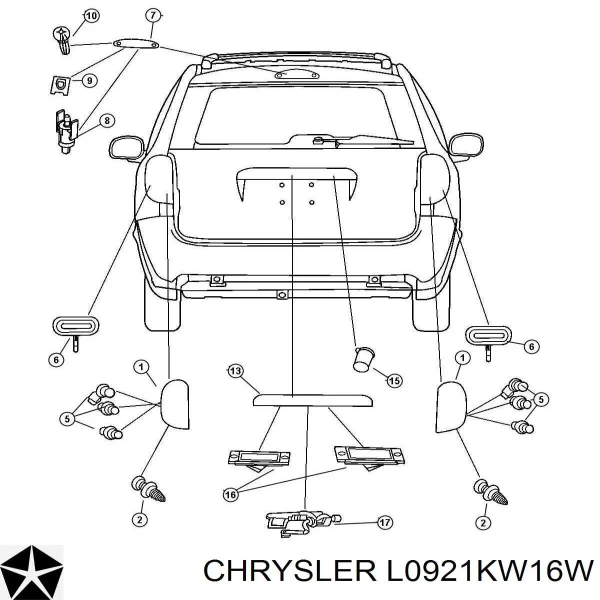  L0921KW16W Chrysler