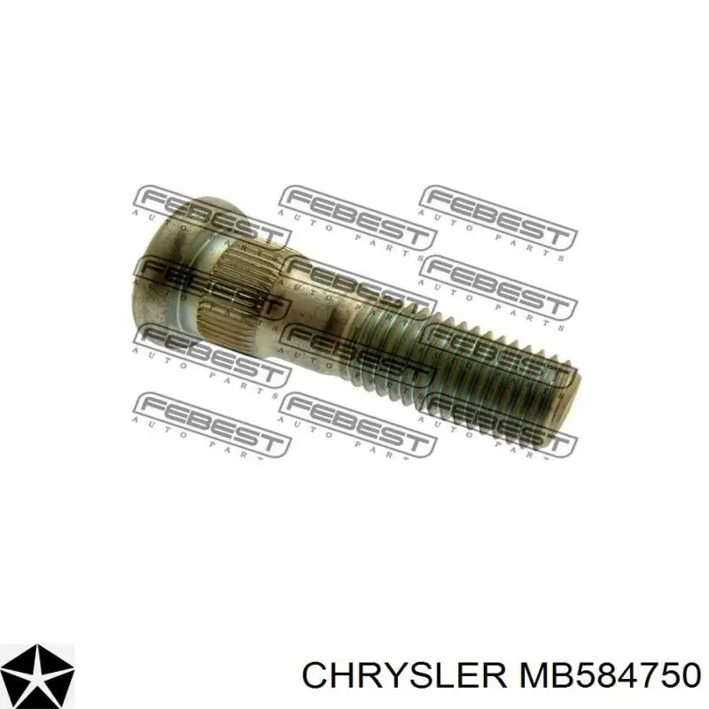 MB584750 Chrysler Болт кріплення колеса задній
