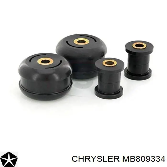 MB809334 Chrysler Сайлентблок траверси кріплення заднього редуктора, задній