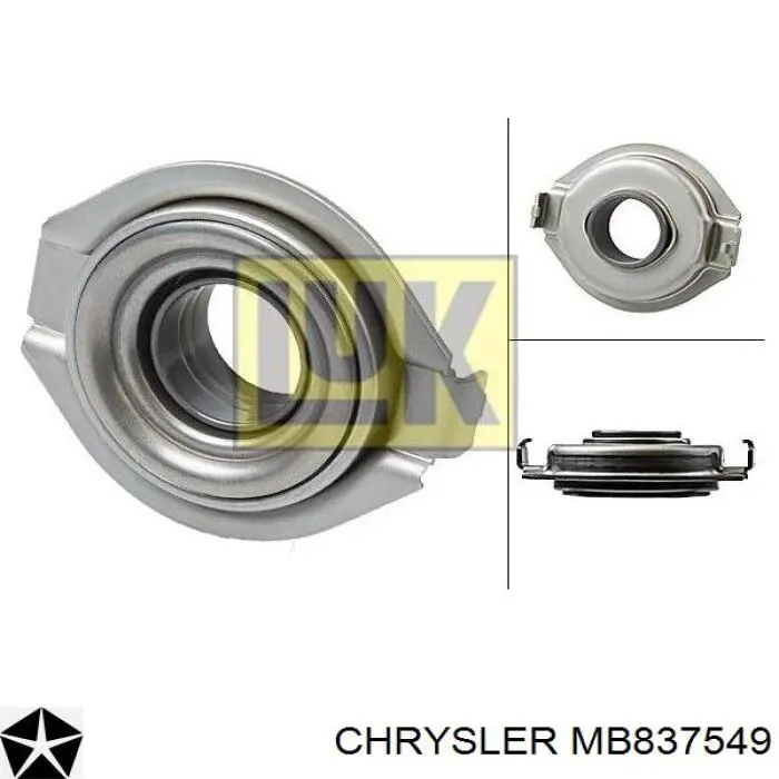 MB837549 Chrysler Підшипник ковзання зчеплення