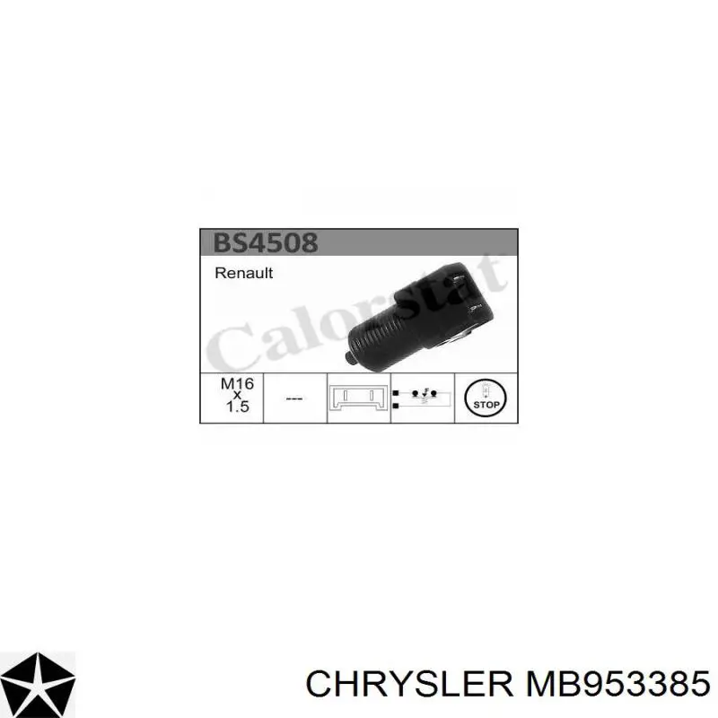 MB953385 Chrysler датчик включення стопсигналу