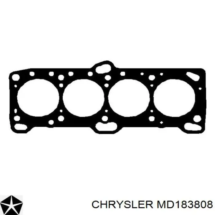 MD183808 Chrysler прокладка головки блока циліндрів (гбц)