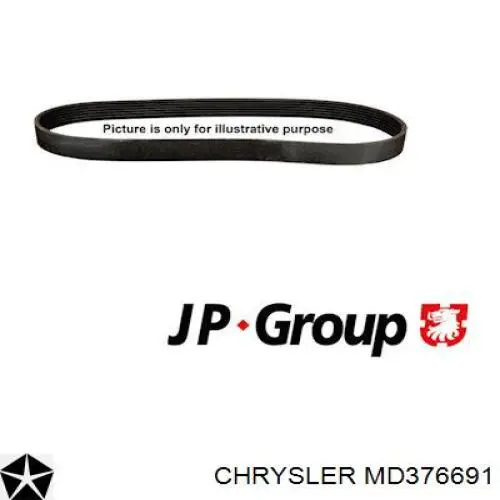MD376691 Chrysler Поліклиновий ремінь