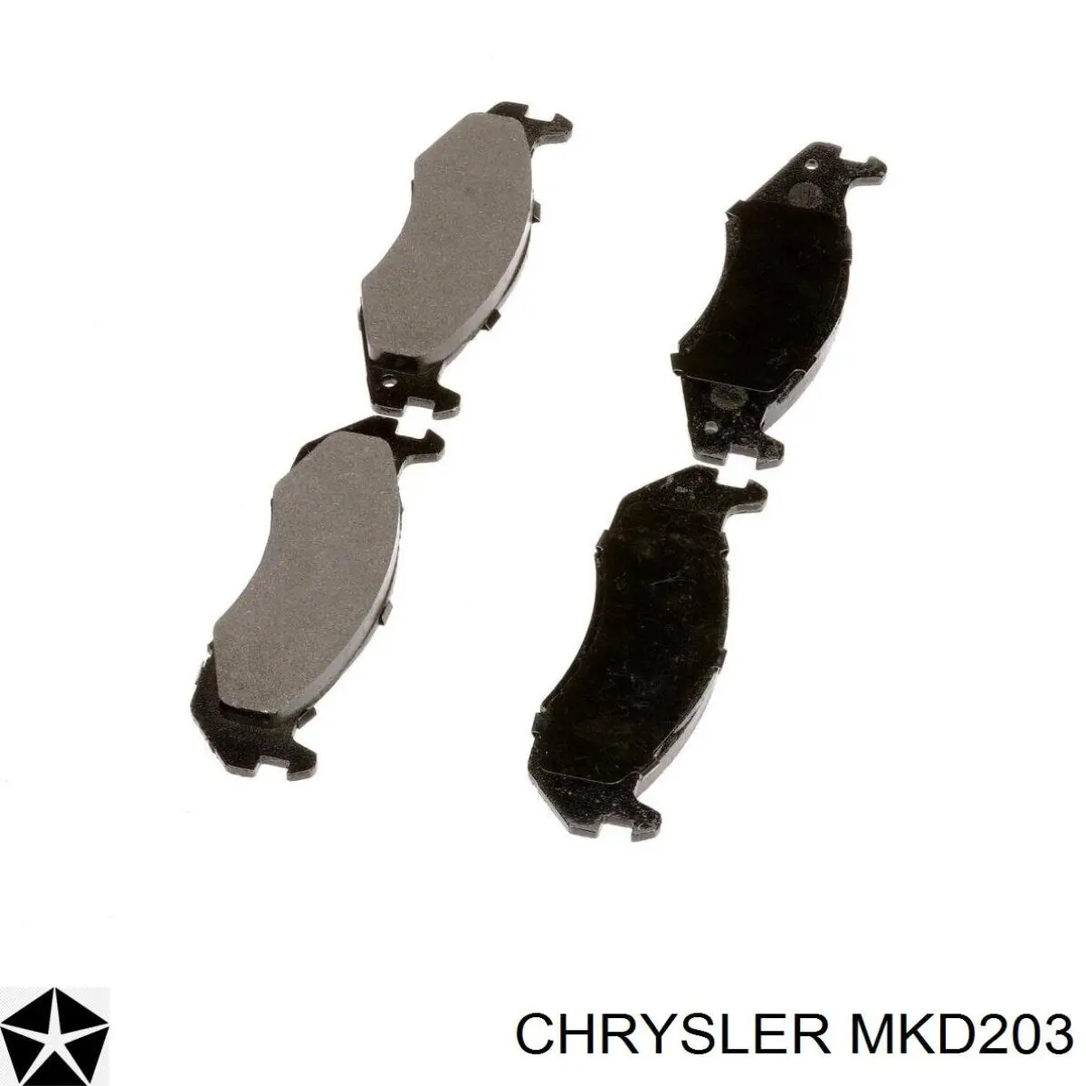 Тормозні колодки Chrysler MKD203