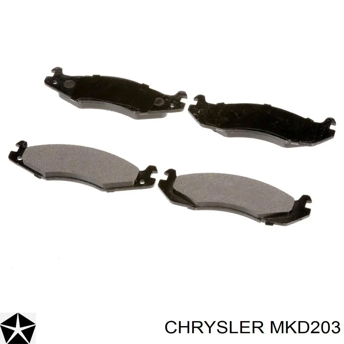 MKD203 Chrysler Передні гальмівні колодки