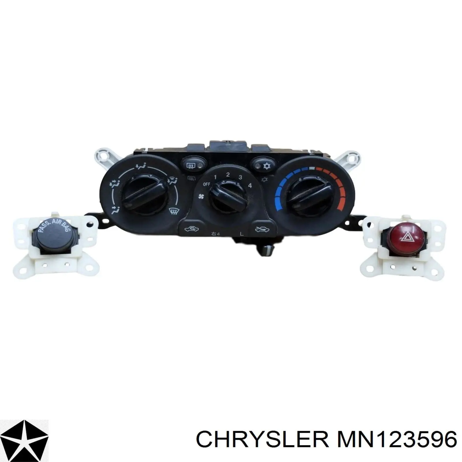 Регулятор вентилятора обігрівача Mitsubishi MN123596 ціна, від 31.67 USD