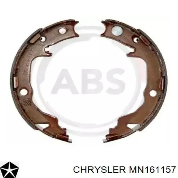 MN161157 Chrysler Гальмівні колодки ручника