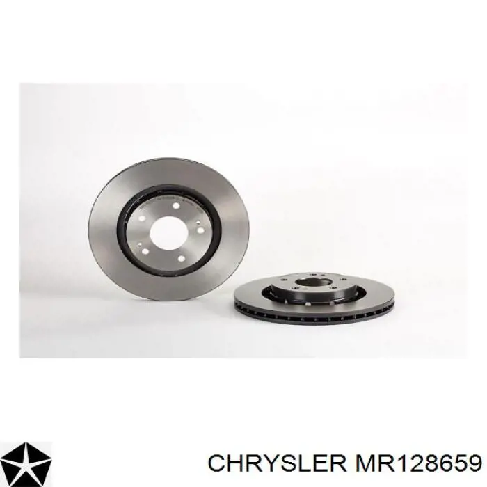 Диск гальмівний передній MR128659 Chrysler