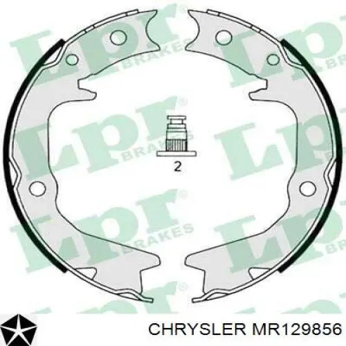 Колодки гальмові задні, барабанні MR129856 Chrysler