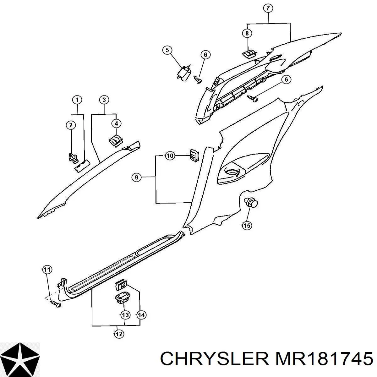 MR181745 Chrysler 
