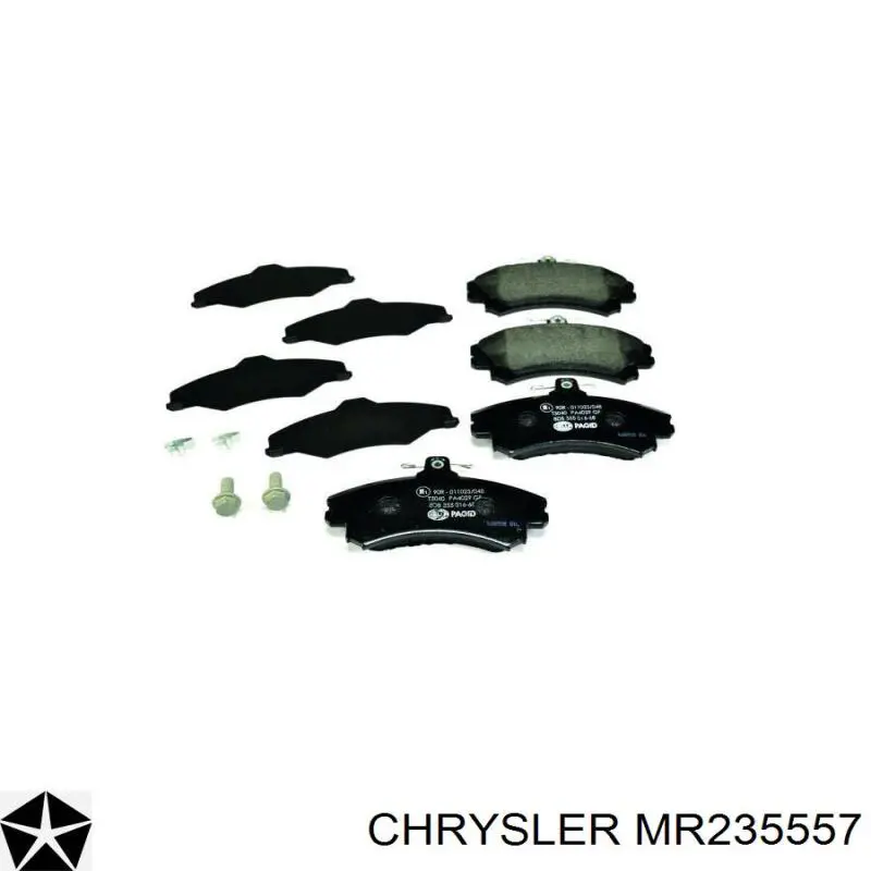 Купити MR235557 Chrysler Колодки гальмівні передні, дискові