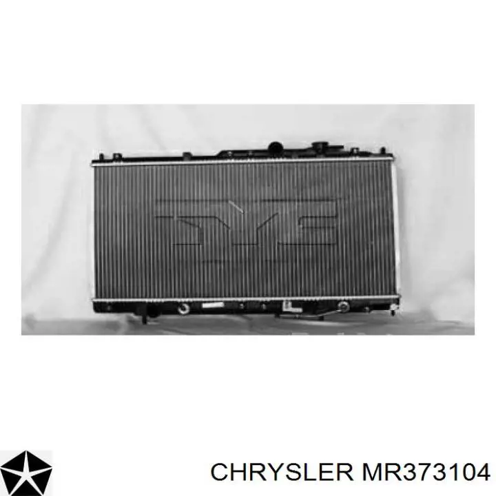 MR373104 Chrysler радіатор охолодження двигуна
