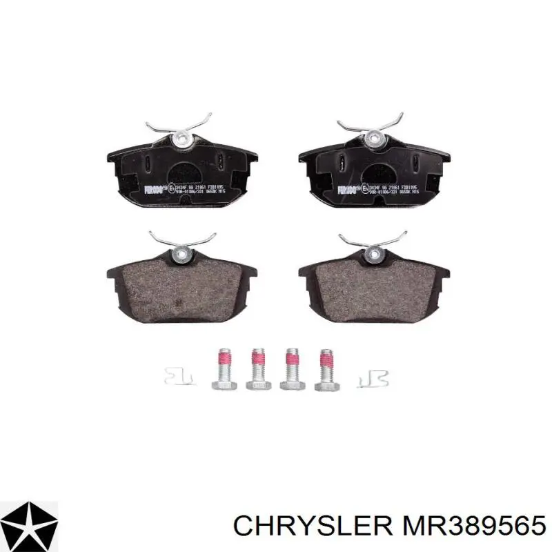 Купити MR389565 Chrysler Задні колодки