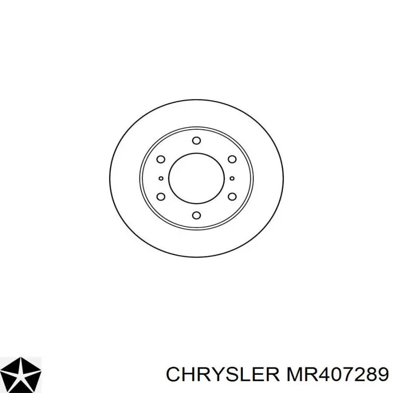 MR407289 Chrysler диск гальмівний передній