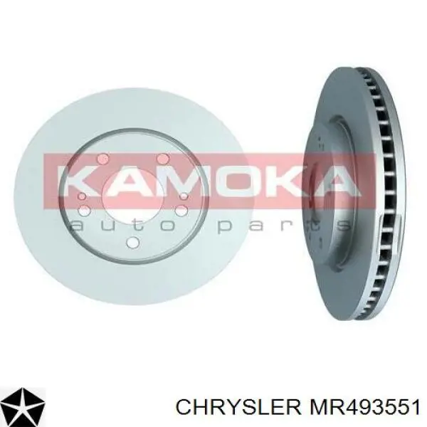 MR493551 Chrysler Гальмо дискове переднє