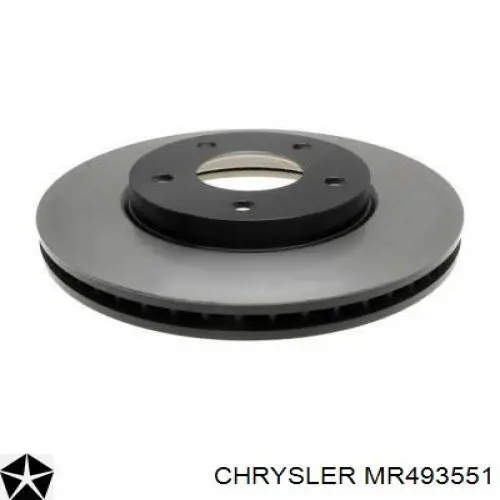 Диск переднього гальма Chrysler MR493551 ціна, від 38.07 USD